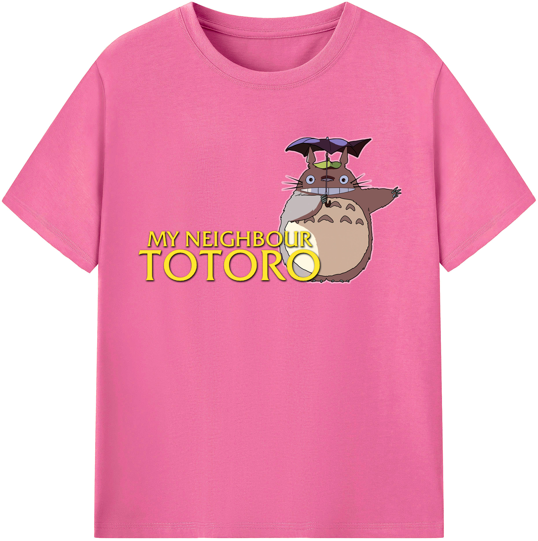 （画像用） となりのトトロ 草壁メイ 草壁サツキ My Neighbor Totoro Satsuki Kusakabe Mei Kusakabe レディースカジュアルプリントTシャツ（綿100％）